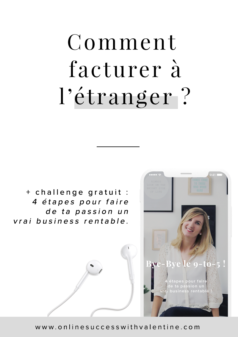 Comment facturer à l’étranger ?