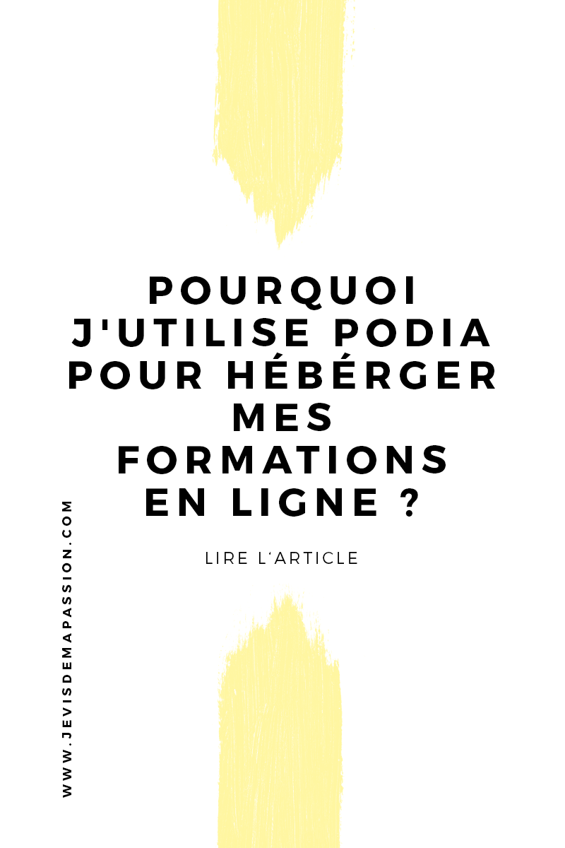 Pourquoi j’utilise Podia pour héberger mes formations en ligne ?